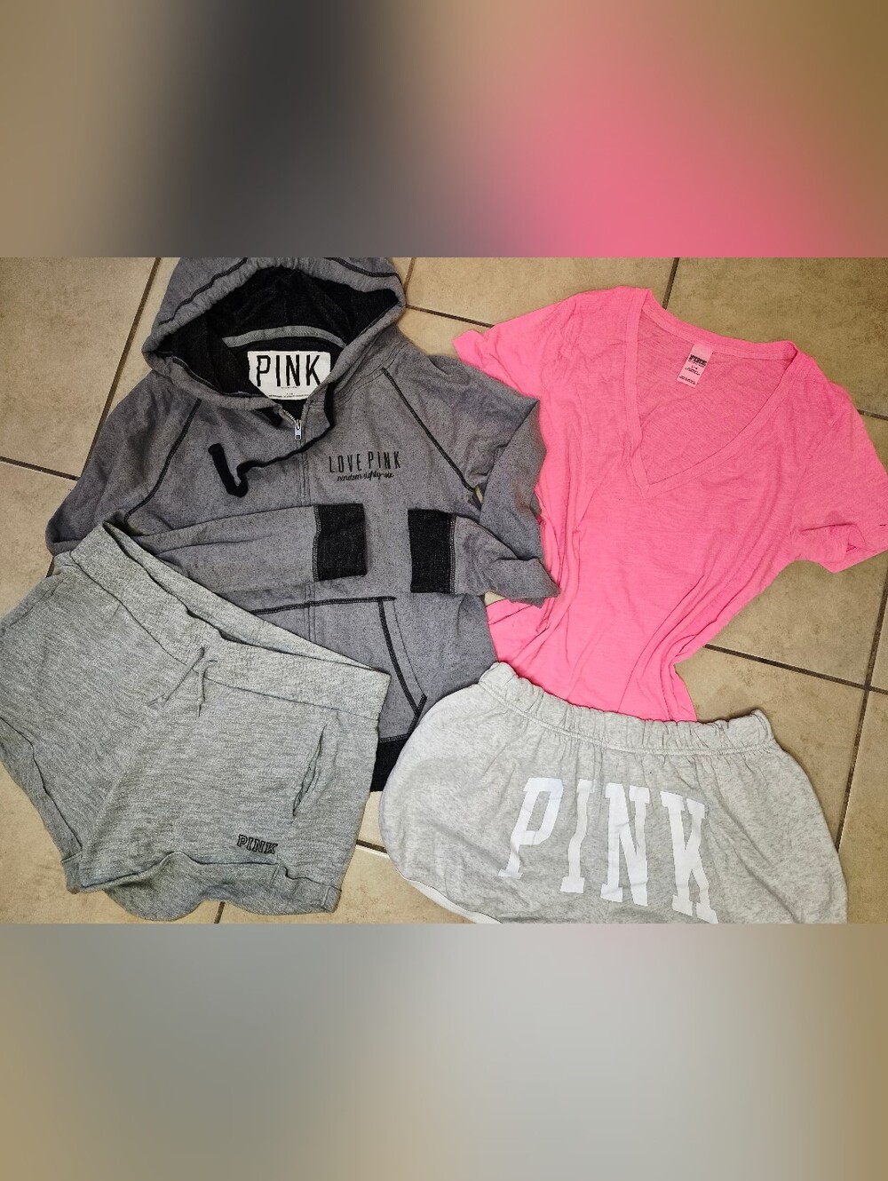 Pink Bundle Good Conditions Size Large